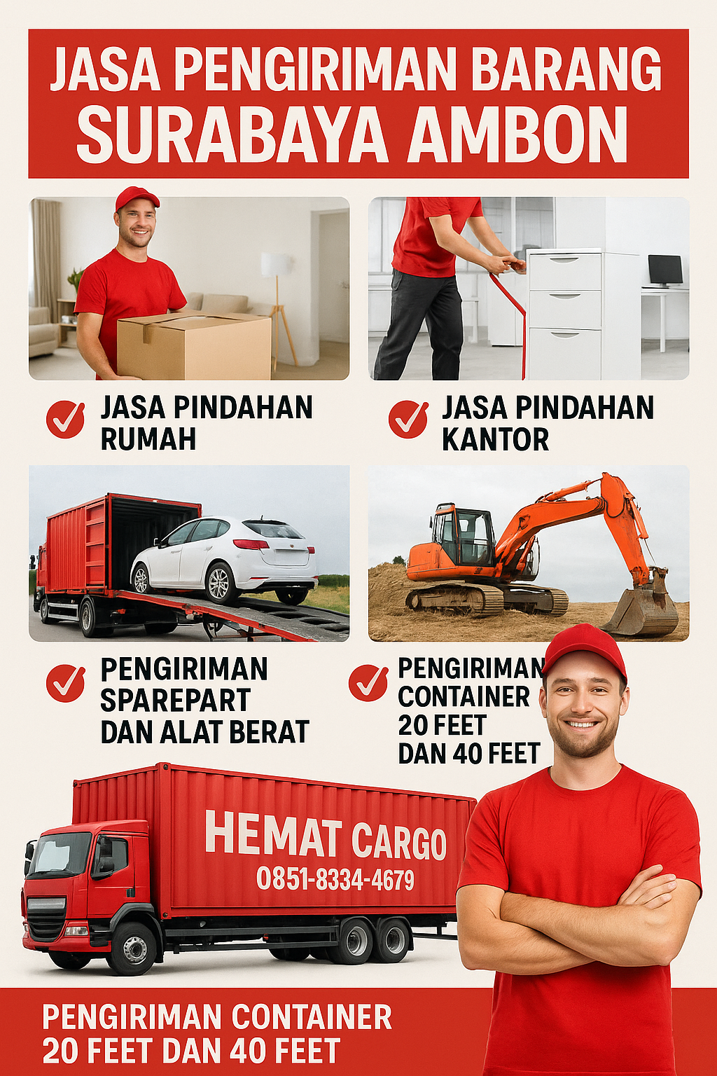 Jasa pengiriman barang surabaya ambon
