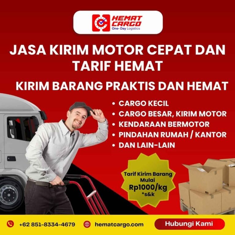 Jasa Kirim Motor Kupang ke Seluruh Kota di Indonesia