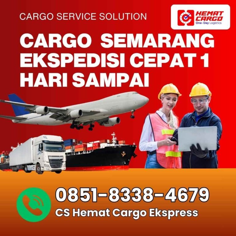 Jasa Ekspedisi Semarang Termurah, Gratis Pickup barang berat. Tarif Mulai Rp.1000/Kg