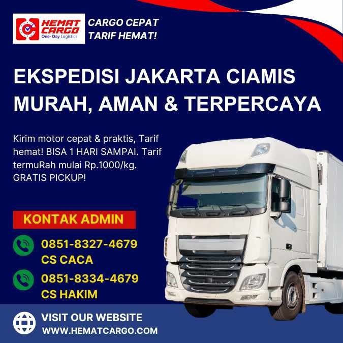 Ekspedisi Jakarta Ciamis Murah, Aman & Terpercaya – Hemat Cargo Ekspress