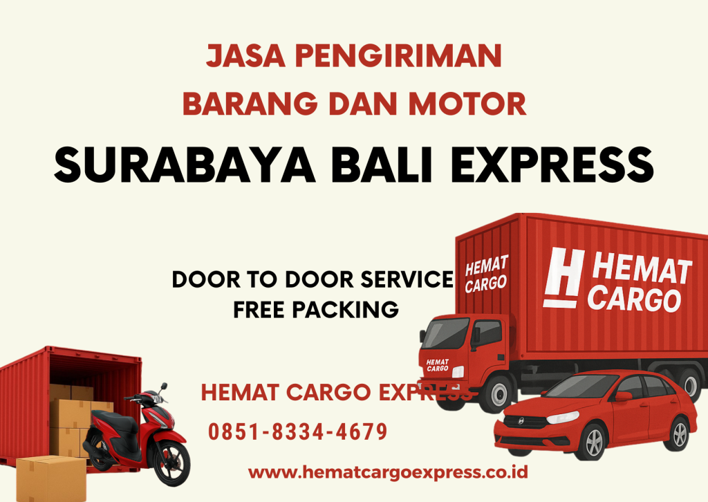 Jasa Kirim Barang dan Motor Surabaya Bali Express