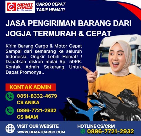 Jasa Pengiriman Kargo Barang Yogyakarta Murah, Aman, Terpercaya Tarif Mulai Rp 1000/Kg