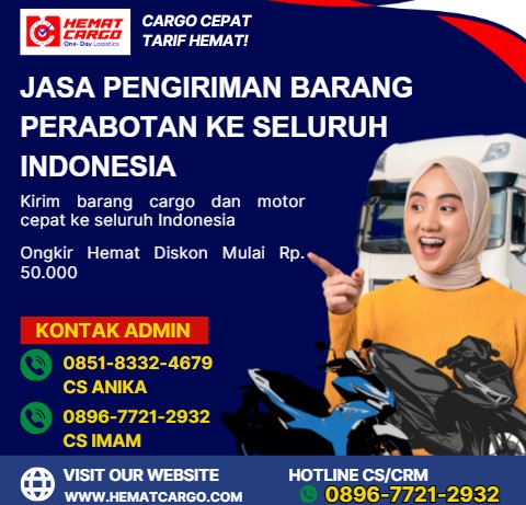 Jasa Ekspedisi Kirim Perabotan Rumah Tangga Yogyakarta Murah Mulai Rp 2.500/Kg (Bisa Lebih Hemat!)